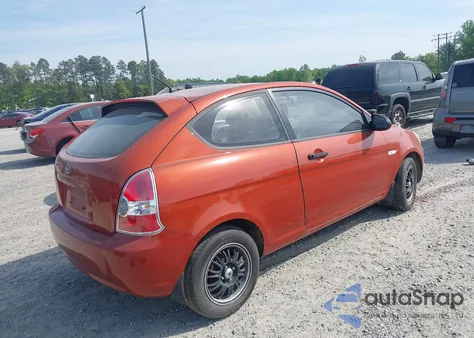 2007 Hyundai Accent Gs из США, поврежденный, VIN KMHCM36C57U039086